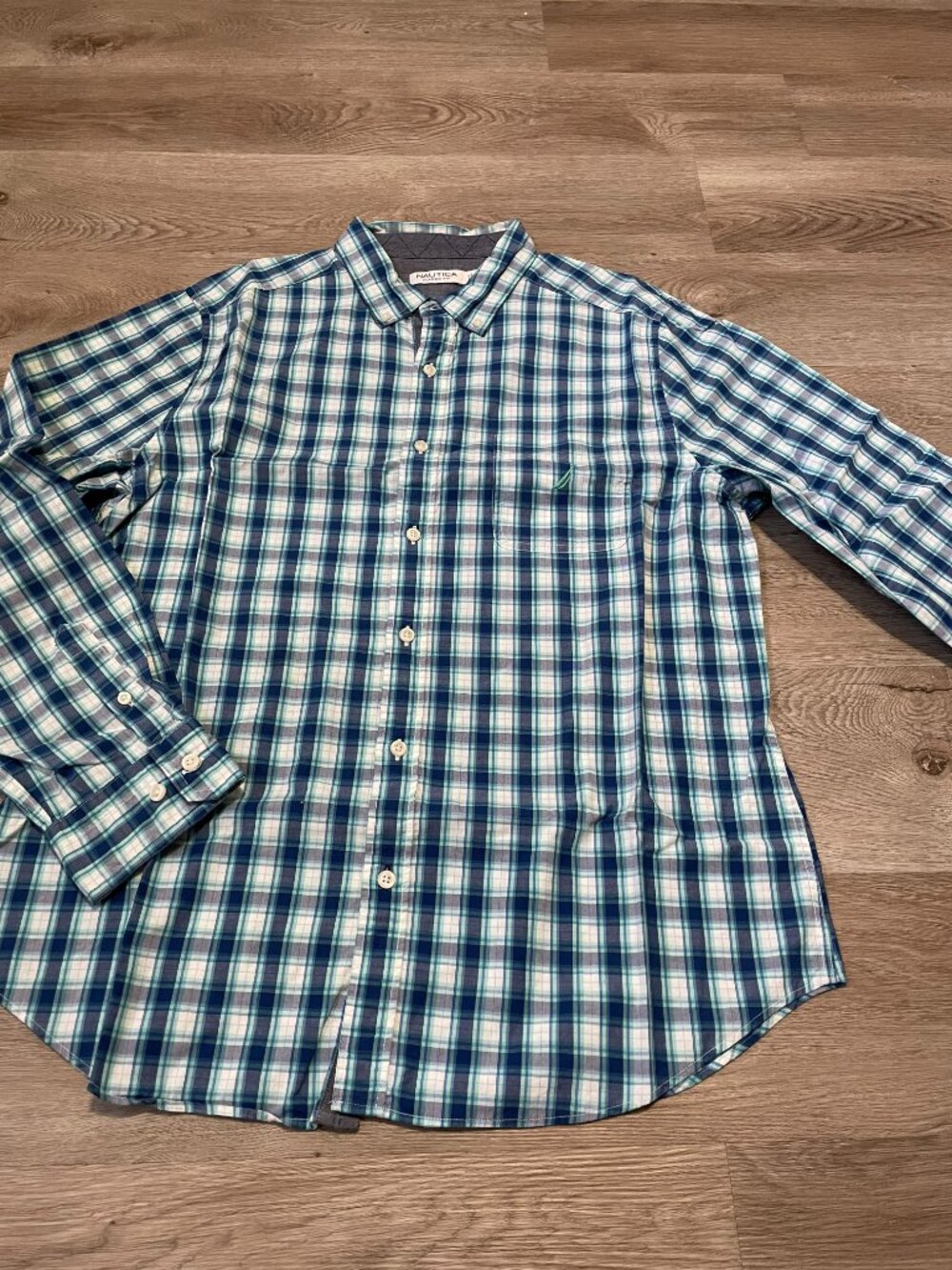 Blue Button Down Shirt - Picture 12 of 13